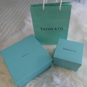 Authentic Tiffany & Co. Boxes and Bag
